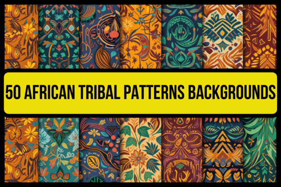 African Pattern Backgrounds 1: Vibrant Cultural Heritage in Design