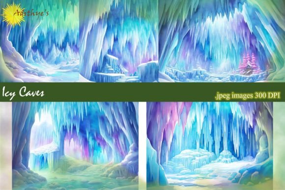 Chill Your Designs: The Impact of Icy Caves Backgrounds