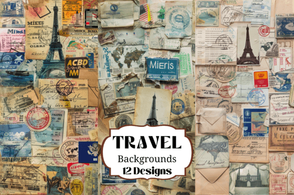 Exploring the Timeless Appeal of Vintage Travel Junk Journal Backgrounds