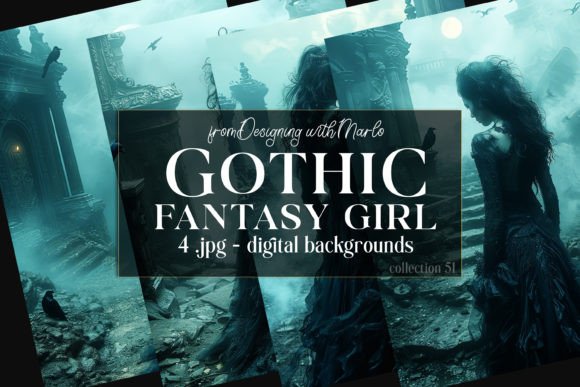 Fantasy Gothic Girl Backgrounds: Elevate Your Digital Crafts
