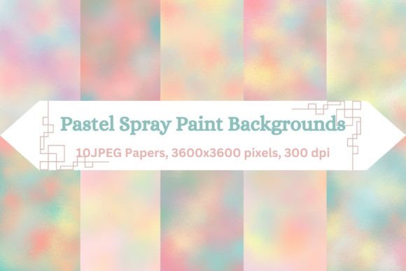 Pastel Spray Paint Backgrounds: Soft Texture for Modern Designs