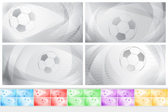 Soccer Backgrounds: Dynamic Vector Illustrations for Designers