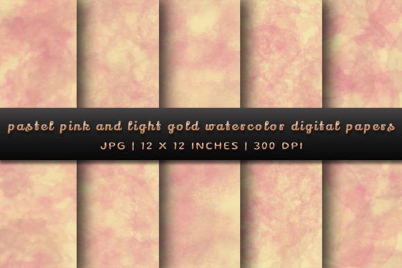 Soft Elegance: Pastel Pink and Light Gold Backgrounds for Designers