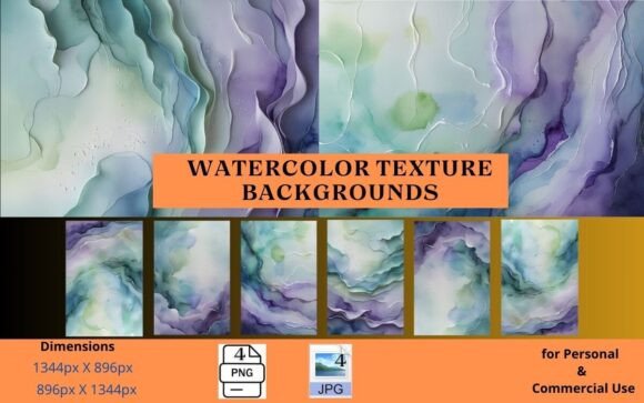 The Ethereal Appeal of Watercolor Texture Backgrounds
