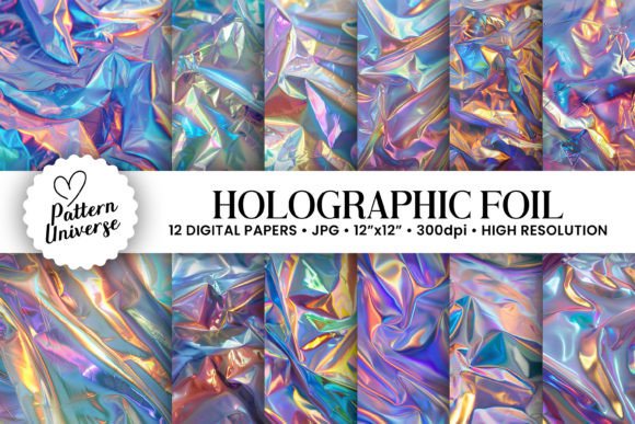 The Modern Appeal of Holographic Foil Texture Backgrounds