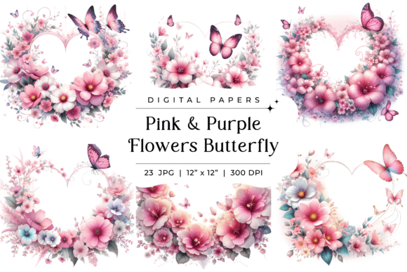 Timeless Romance: Using Pink Butterfly Frames in Design