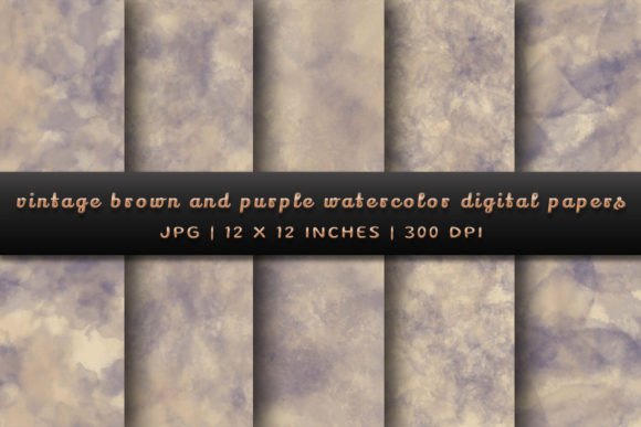 Timeless Style: Using Vintage Brown and Purple Backgrounds