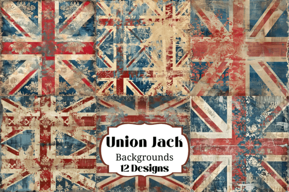 Union Jack Distressed Backgrounds: Instant Gritty British Style