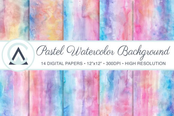 Unleash Creativity with Watercolor Pastel Gradient Backgrounds