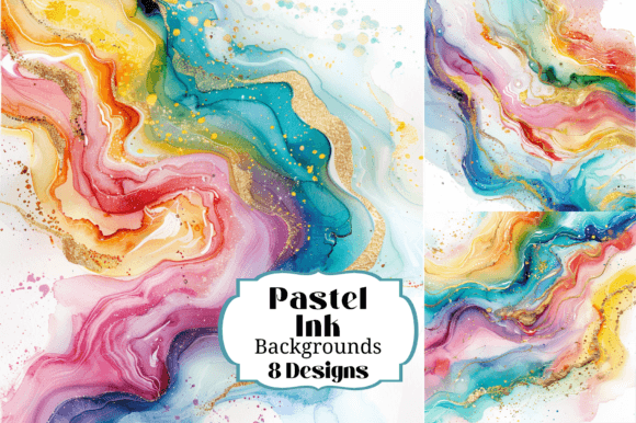 Unleashing Creativity: The Soft Power of 8 Pastel Ink Backgrounds